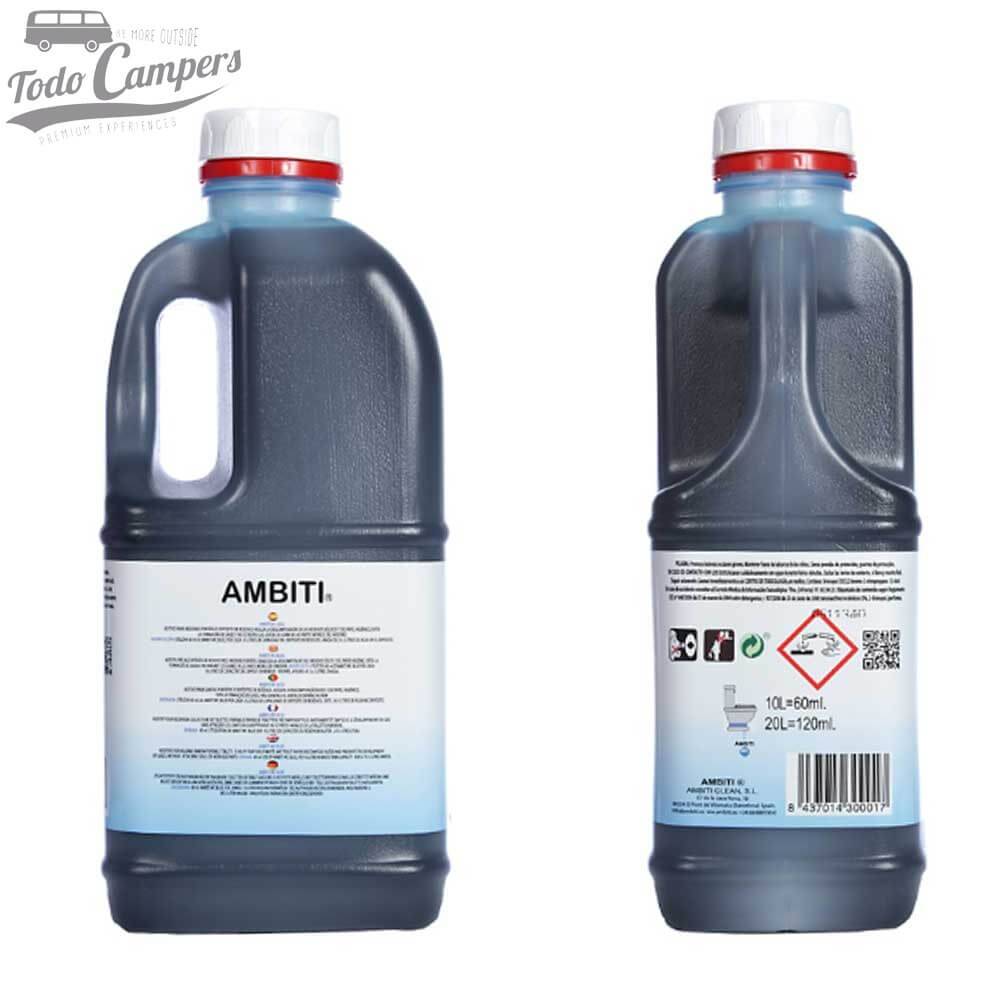 perfil de la botella de dos litros de Ambiti Blue