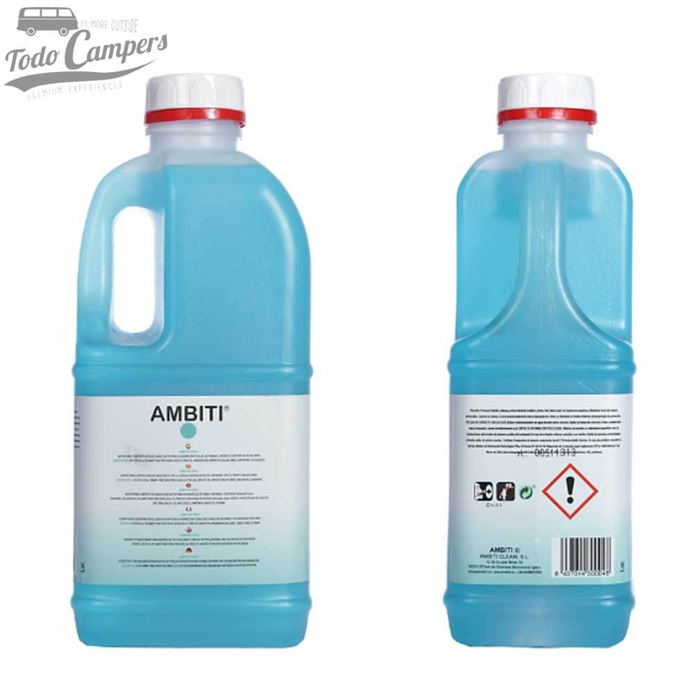 A embalagem de 2 litros permite 16 dosagens.