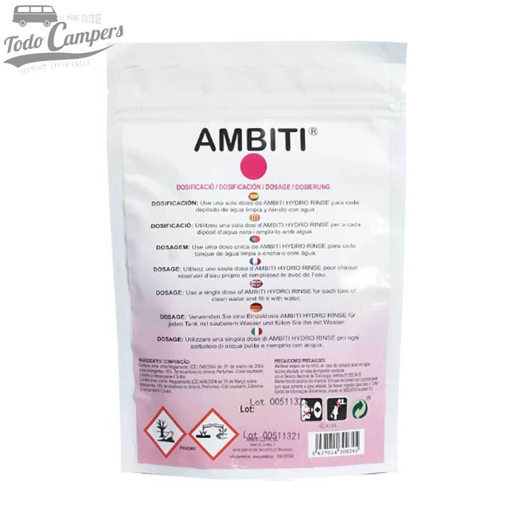 reverso del Ambiti Hydro Rinse - 15 ud