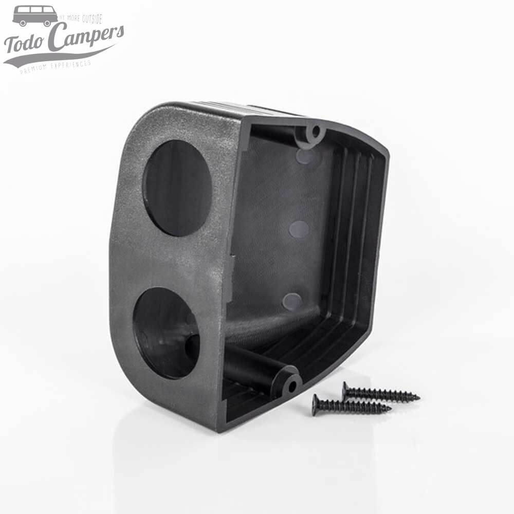 Soporte doble para montar tomas de 12V de mechero