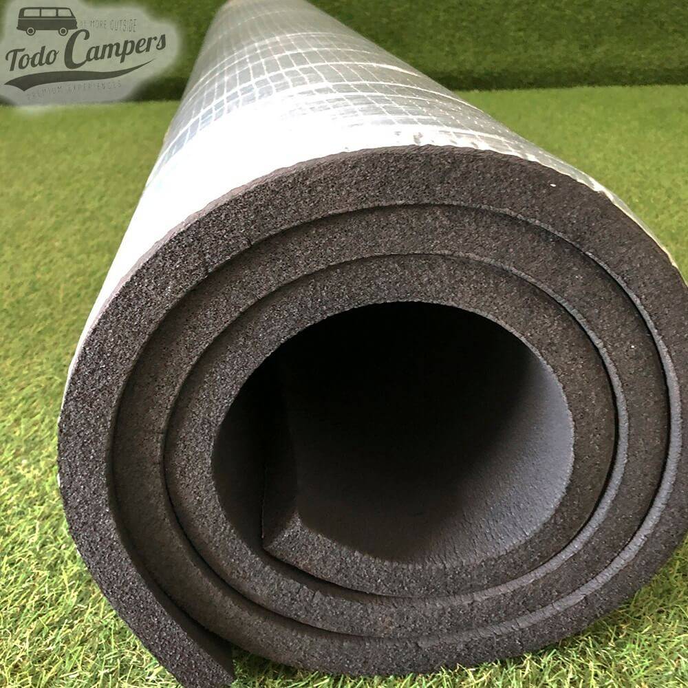 Material fabricado con espuma a base de goma sintética