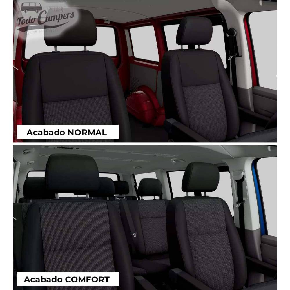 acabados interiores de T5 y T6