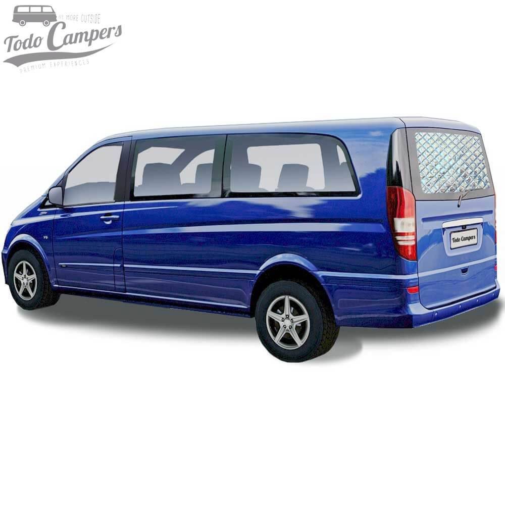 Cortinas Isotérmicas BLACK EDITION para Mercedes Vito e Viano 2004-2014 - Duas portas traseiras
