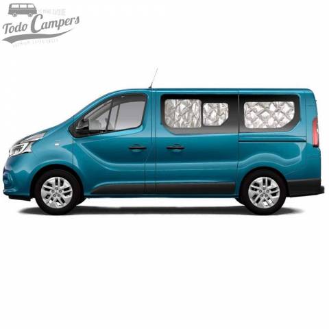 Aislantes térmicos para Trafic, Vivaro, Talento y NV300 desde 2015 - Habitáculo (Ventanas laterales)