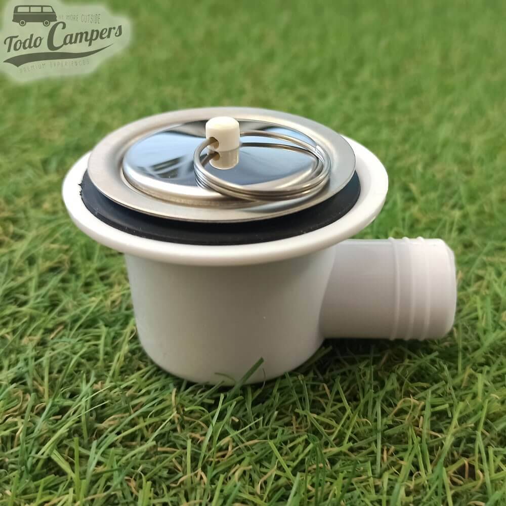 Desagüe en codo - Salida 19 mm - Tipo A