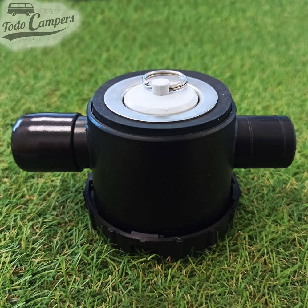 Desagüe con sifón de doble salidade 25 mm - Tipo F