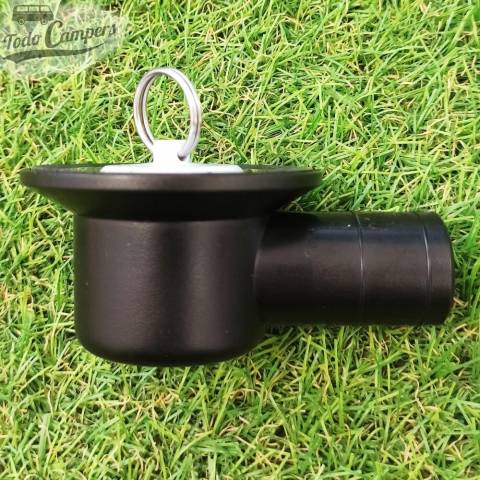 Desagüe en codo - Salida 25 mm - Tipo F