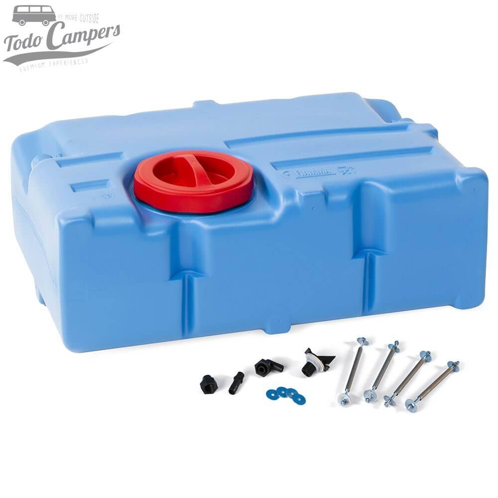 Depósito aguas limpias TANK 70 suministrado con kit de instalación.