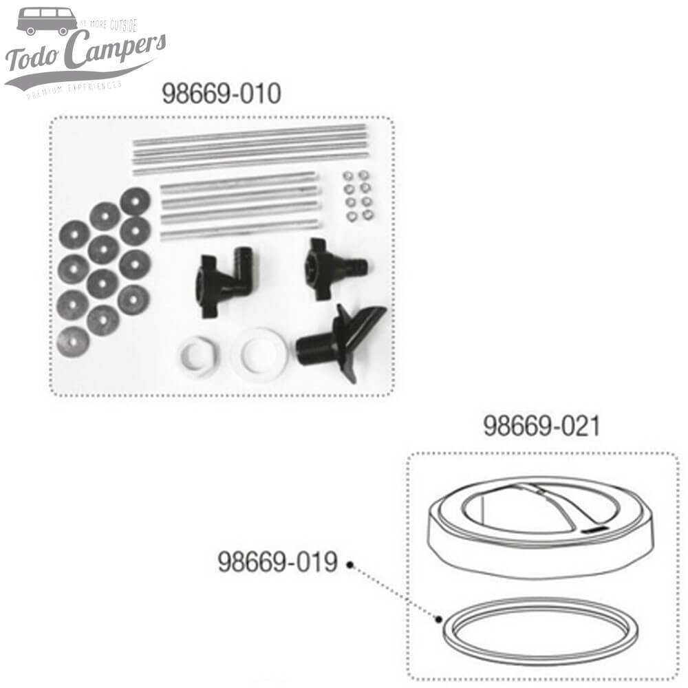 Recambios del Depósito aguas limpias TANK 70 de Fiamma