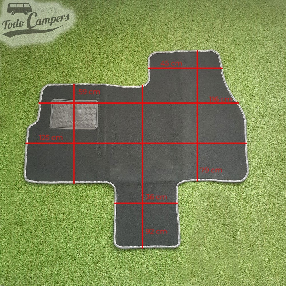 Medidas de la Alfombrilla para Ducato, Jumper y Boxer de 2002-2006