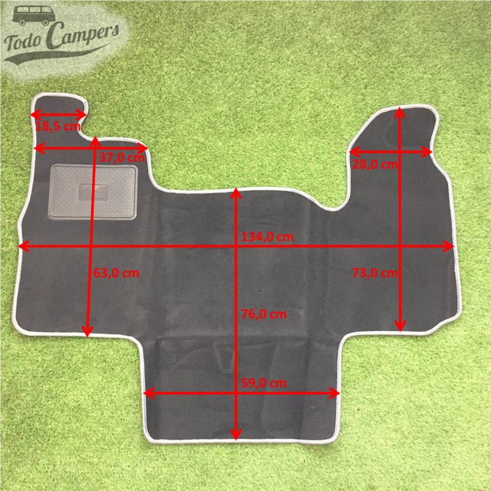 Plano de medidas do tapete para Master, Movano e Interstar 04-10. Tapete para a sua Master, Movano ou Interstar