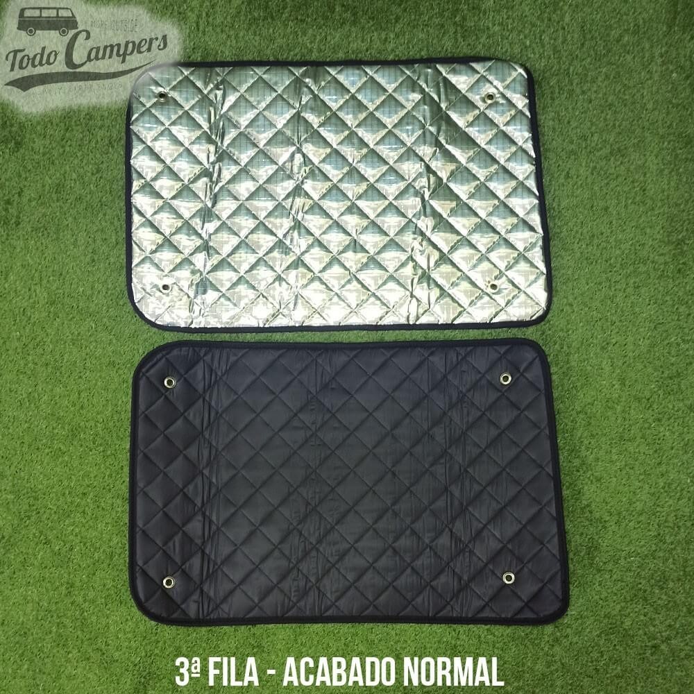Cortina isotérmica 3ª fila modelo curto acabamento normal VW T5 e T6