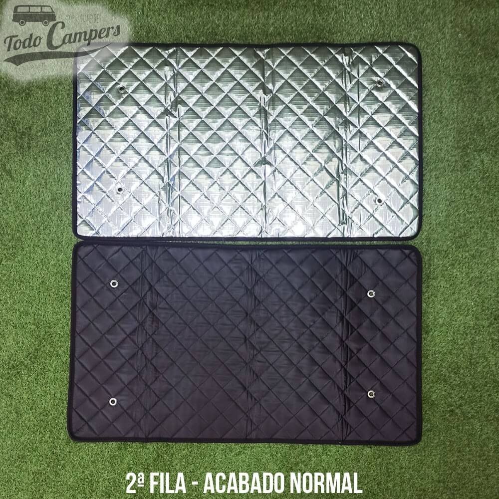 Aislantes negros de segunda fila de Volkswagen T5, T6 y T6.1 - acabado normal