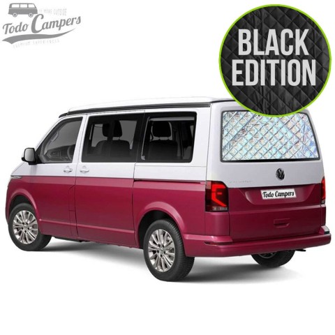 Aislantes térmicos BLACK EDITION para Volkswagen T5, T6 y T6.1 con portón abatible