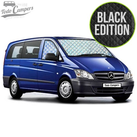 Aislantes térmicos BLACK EDITION para la cabina de Mercedes Vito 2004-2014