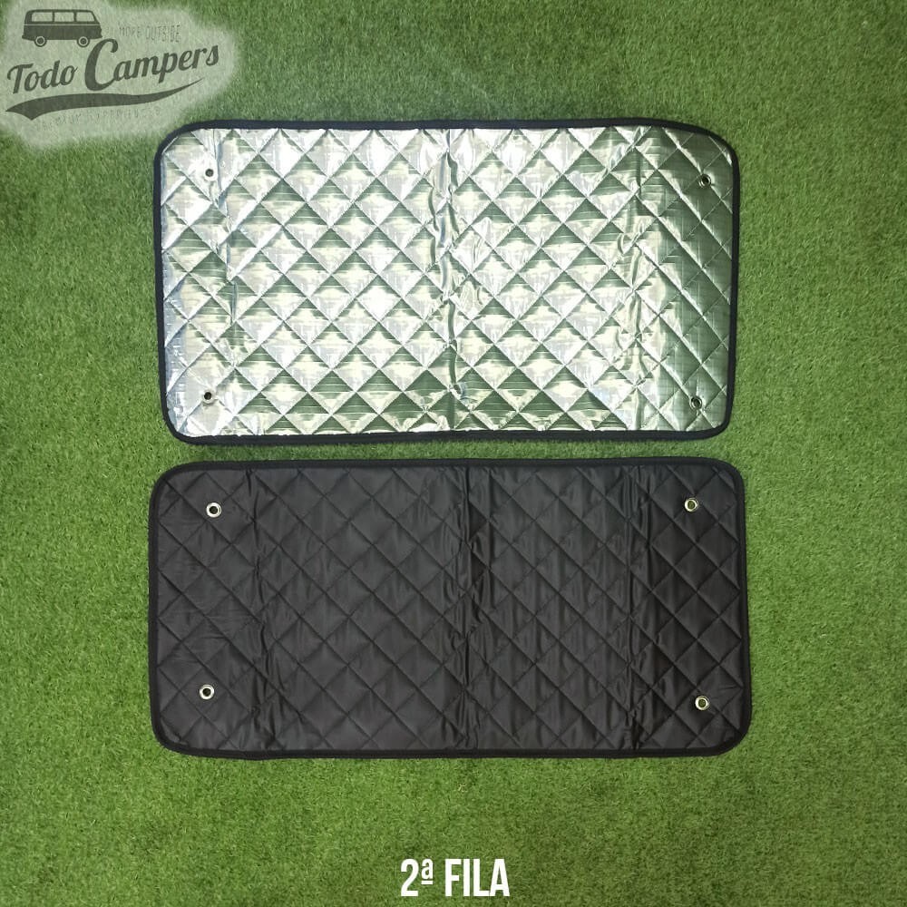 aislantes negros BLACK EDITION para las ventanas laterales de segunda fila de Mercedes Vito y Viano 2004-2014