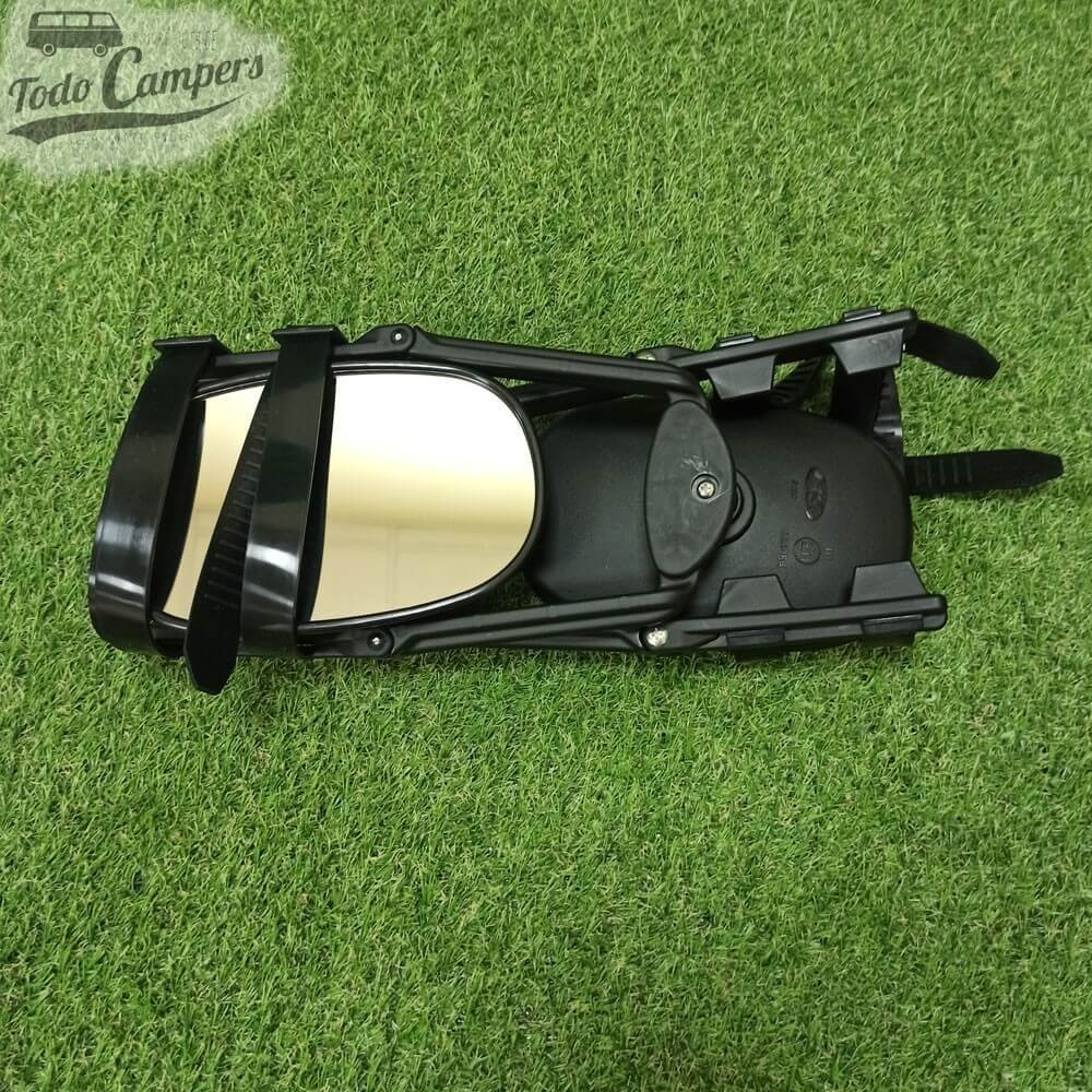 par de espejos retrovisores de remolques con sujección de cinchas