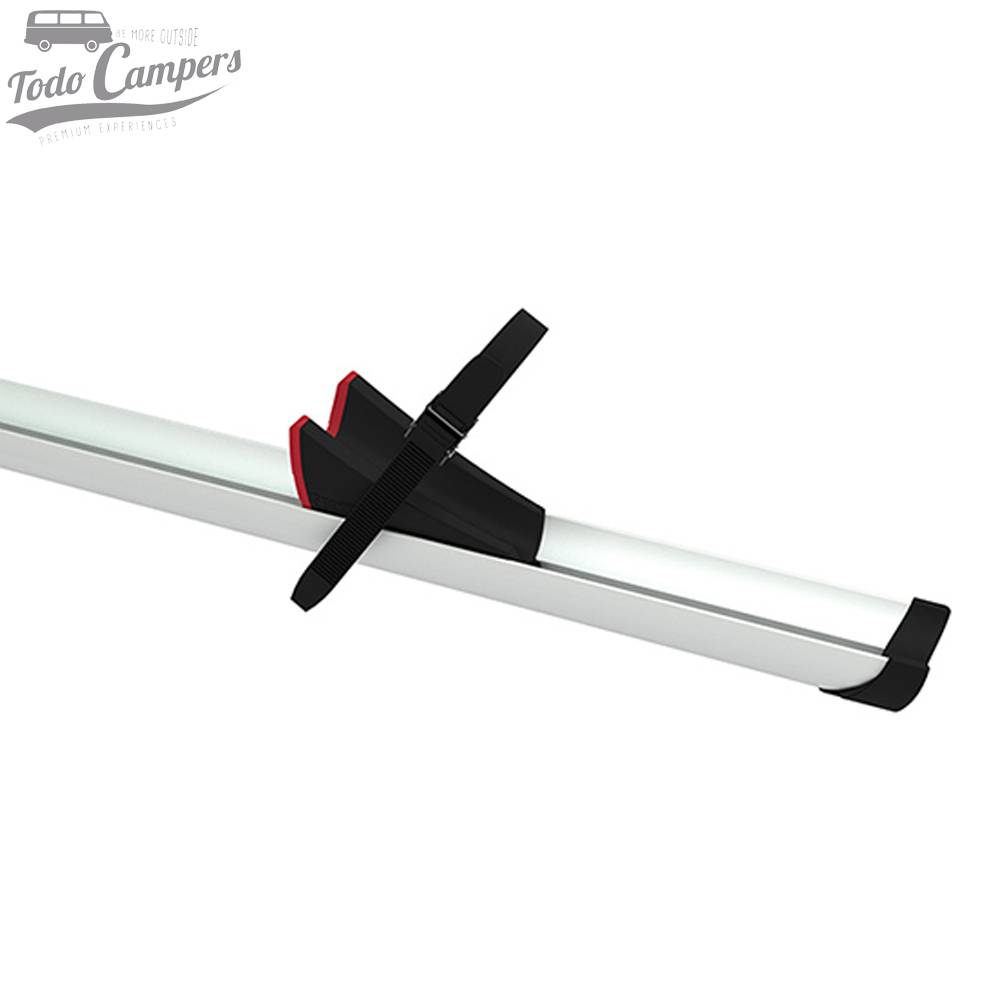 Detalle del Carril premium. Portabicicletas para furgonetas, autocaravanas o caravanas