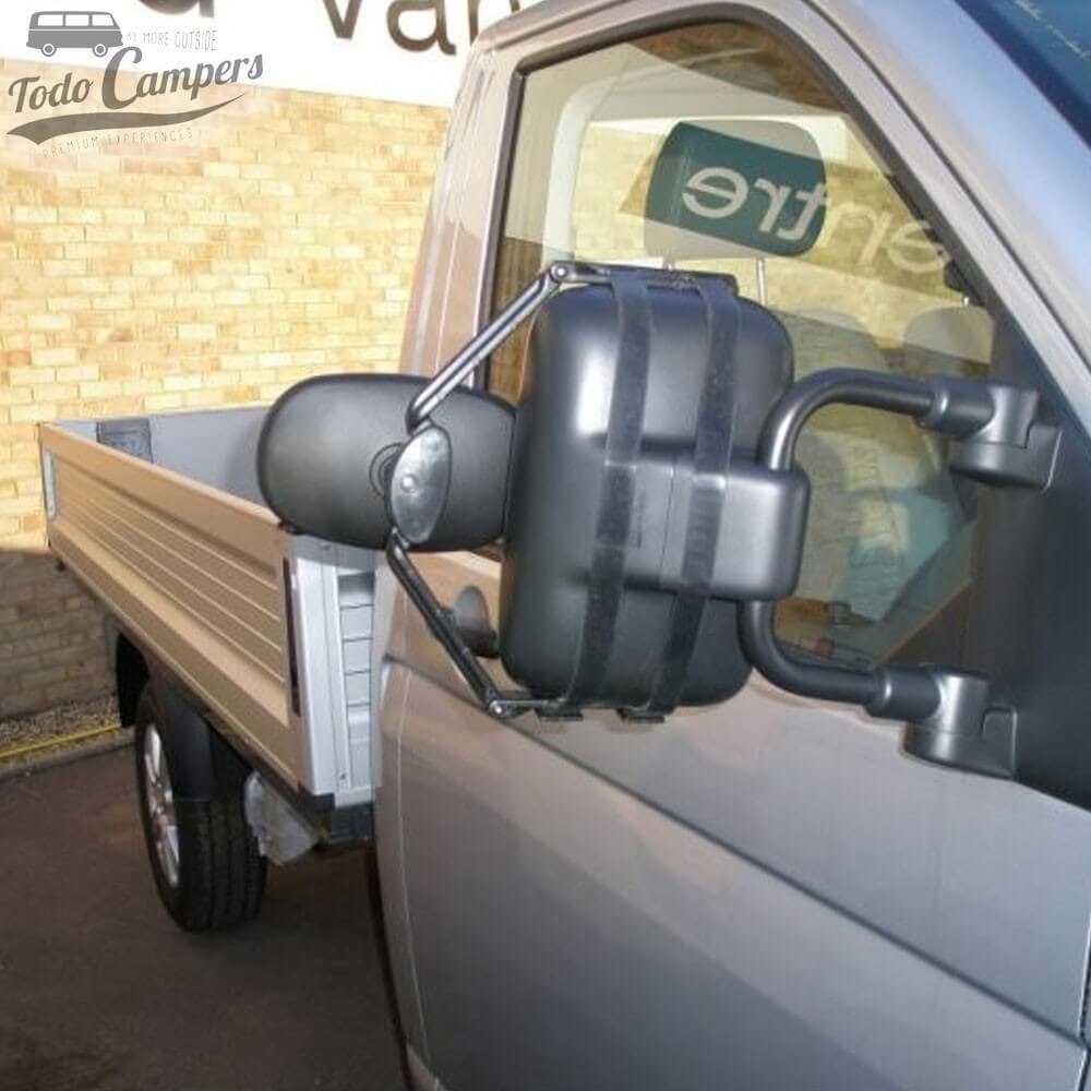 brazos articulados aptos para espejos de gran altura