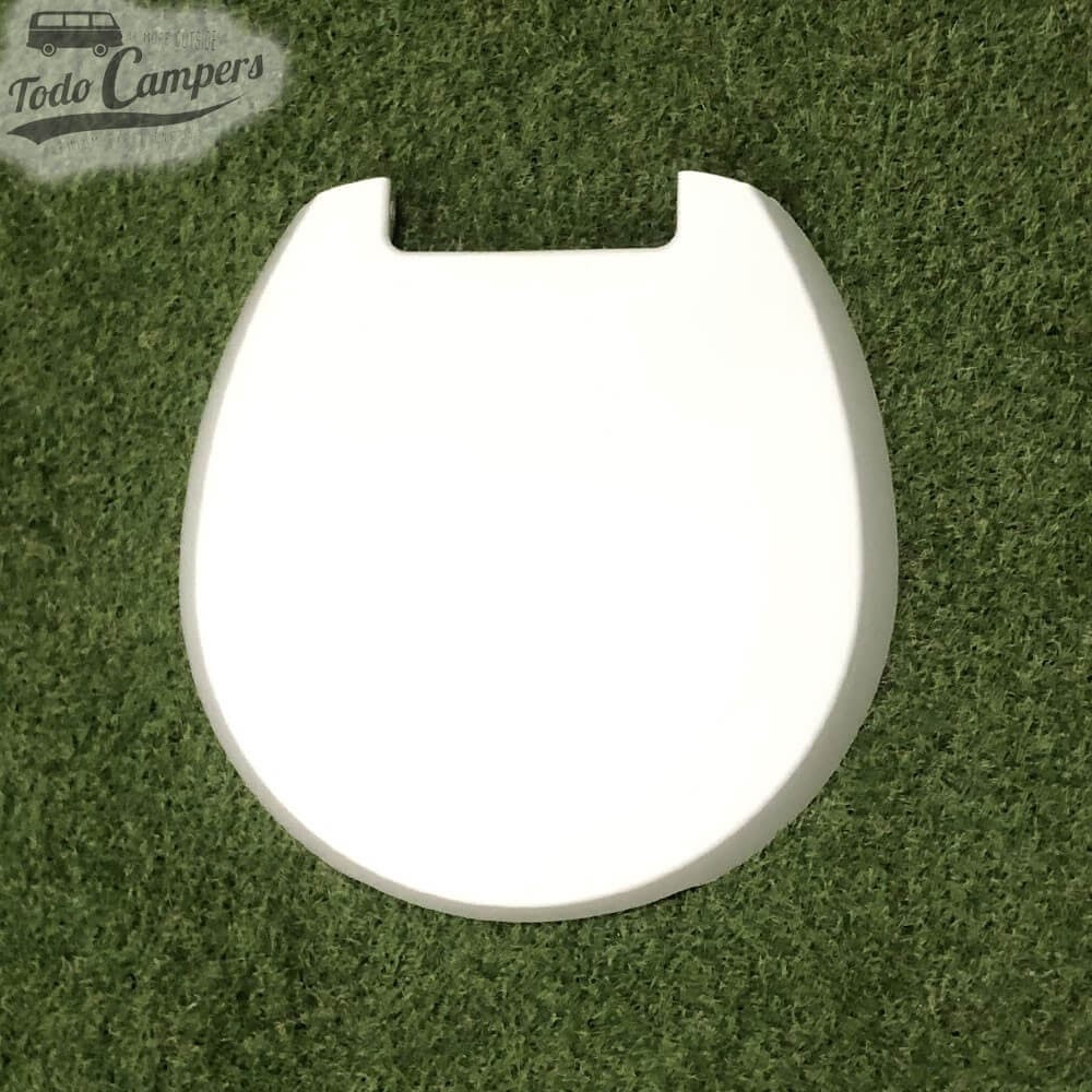 Vista superior del WC fijo químico de cassette Thetford C500