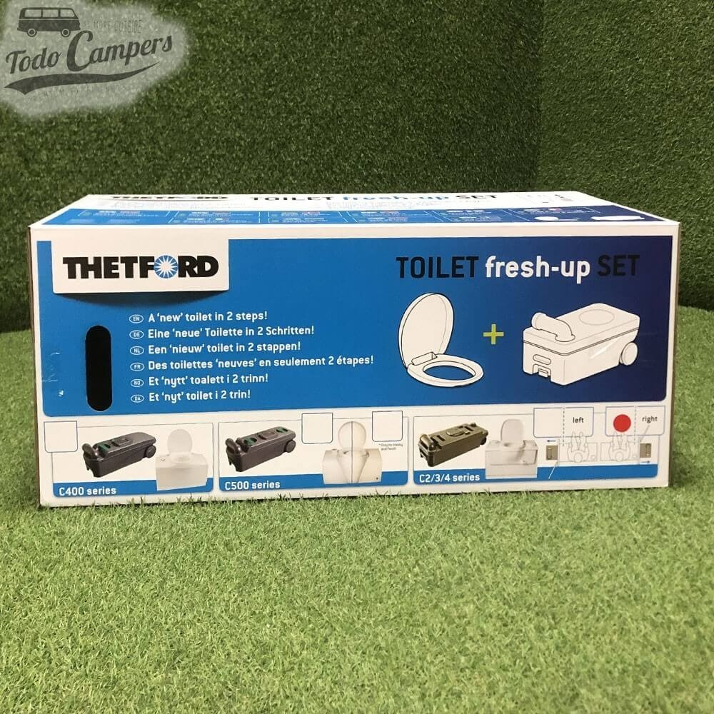 caja del Kit para renovar tu WC fijo químico de cassette Thetford C2 C3 y C4 - Lado derecho