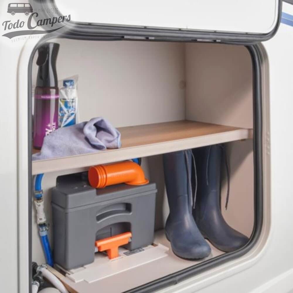 WC fijo químico de cassette Thetford C250 y C260