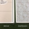 Store plisado disponible en color jaspeado y beige para ventana S7