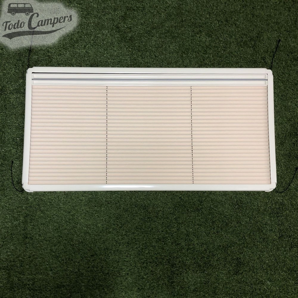 marco con store plisado beige para S7