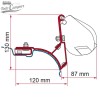 Suporte para toldo Fiamma F35 Pro para Volkswagen T5, T6 e T6.1 desde 2003 (tetos sem perfil)