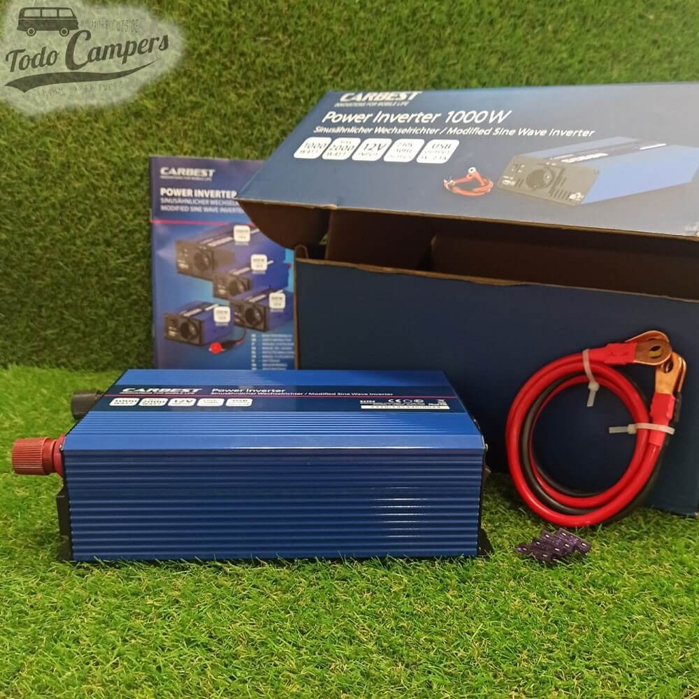 unboxing Inversor de 12V a 230V de Onda rectificada de 1000W