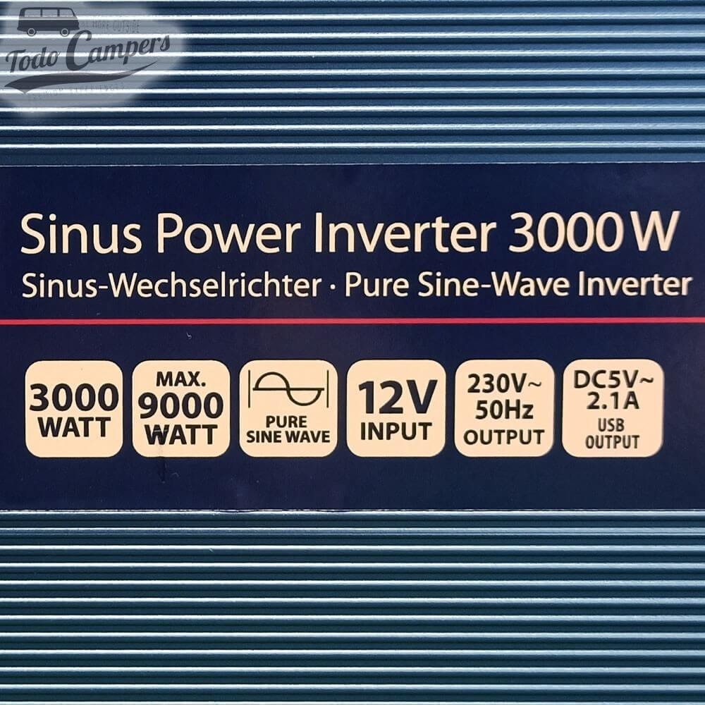 características del inversor de Onda pura CARBEST de 3000W