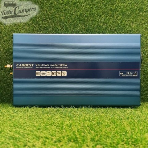 Inversor de 12V a 230V de Onda pura CARBEST - 3000W