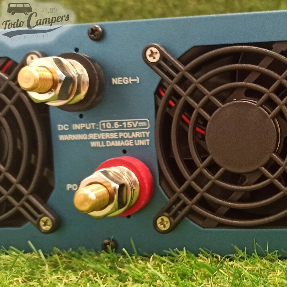 bornes del inversor de Onda pura CARBEST de 3000W