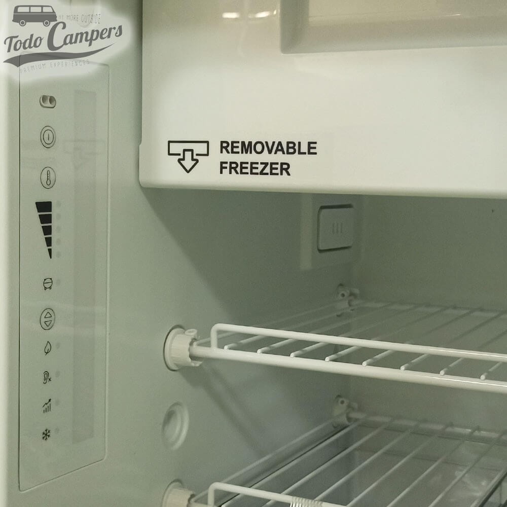 panel con luces led del Frigorífico con congelador Dometic NRX 50C