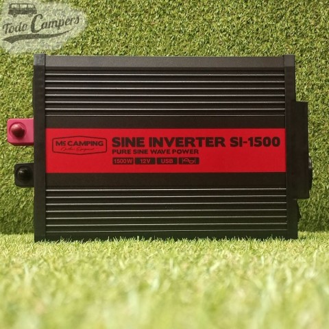 Inversor de 12 V a 230 V de Onda pura Mc CAMPING de 1500 W