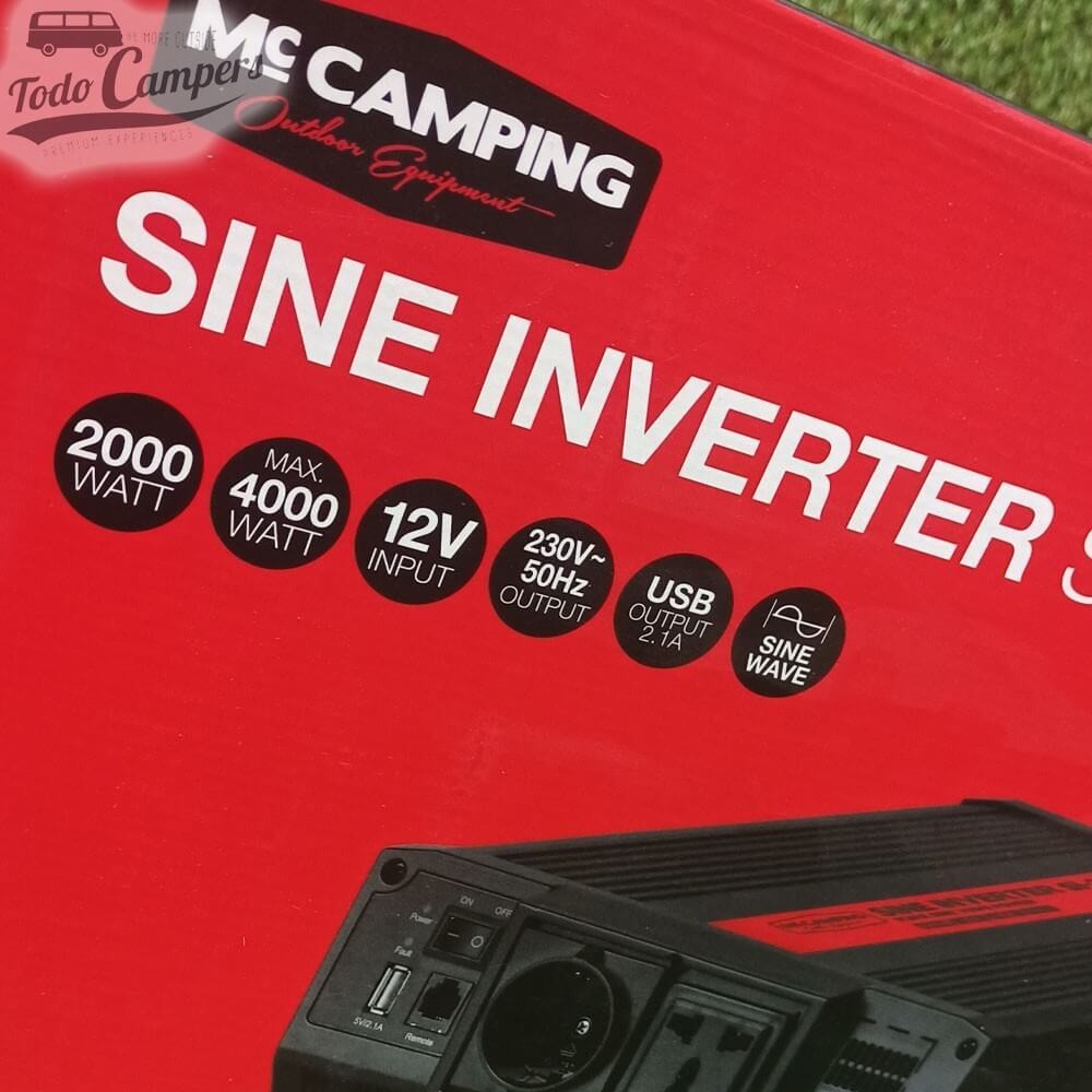 caja del Inversor Mc CAMPING de 1500 W