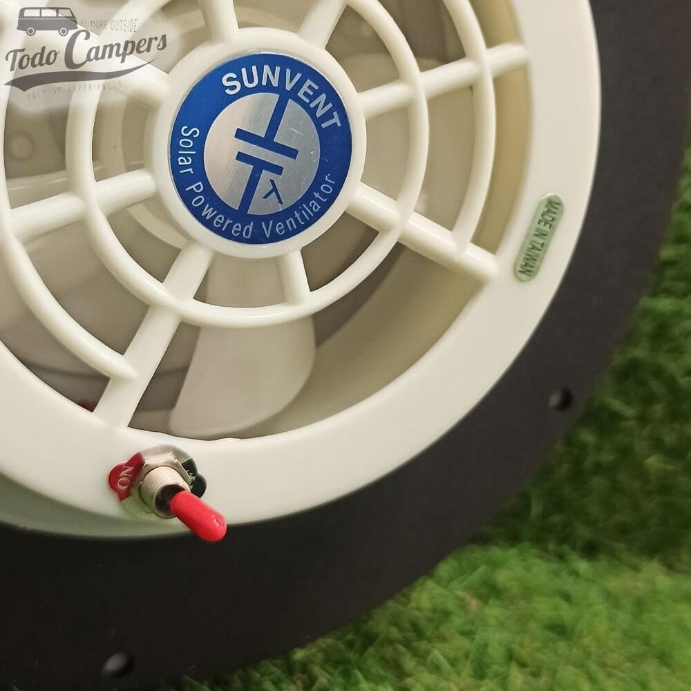 Botón on/off del extractor solar