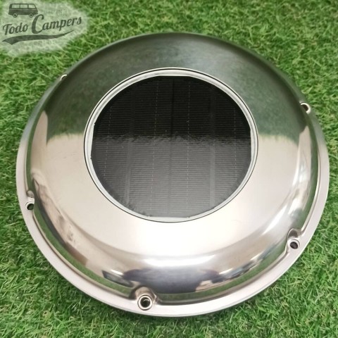 Extractor solar de color acero