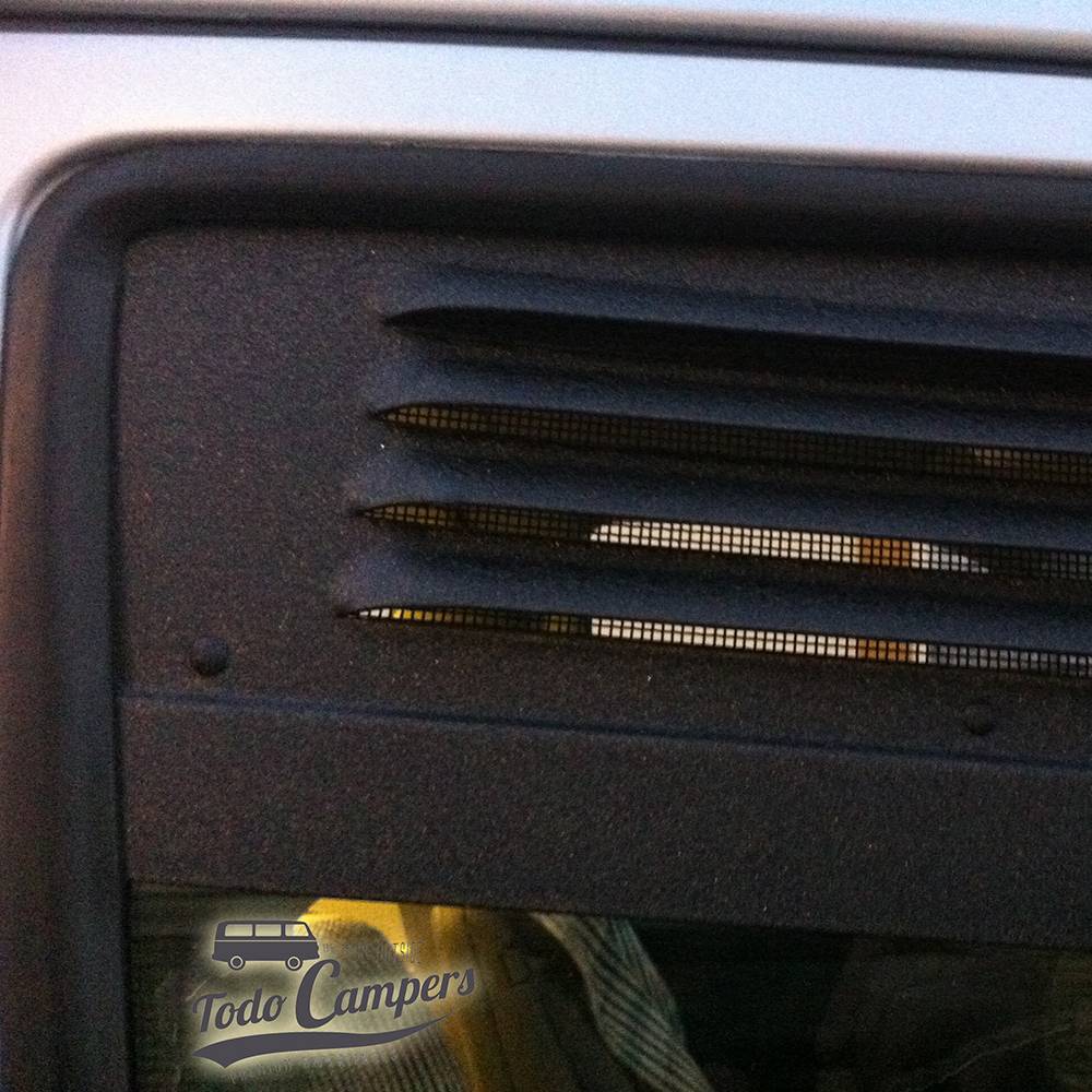 Primer plano de la rejilla de ventilación o AirVent de T5, T6 y T6.1