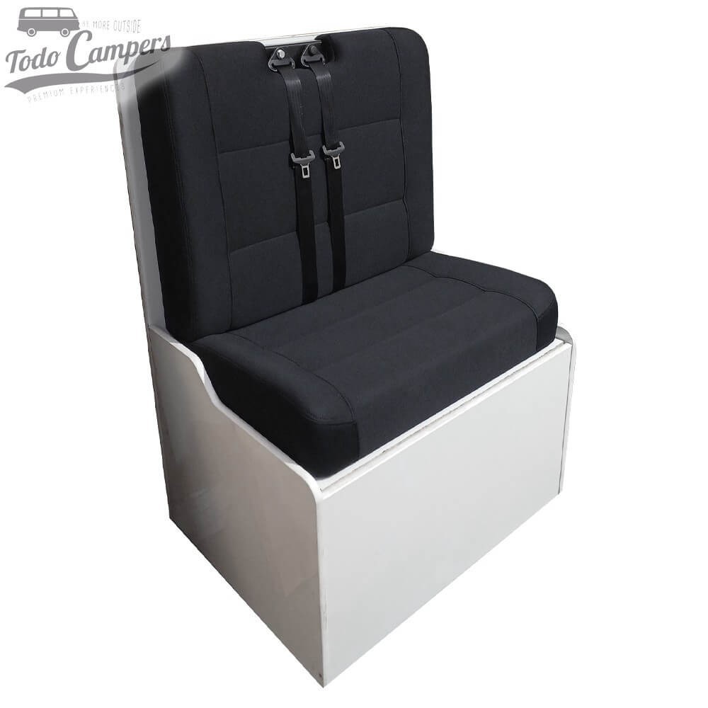 Asiento Komfort Premium negro para estructura CTA Sin Isofix