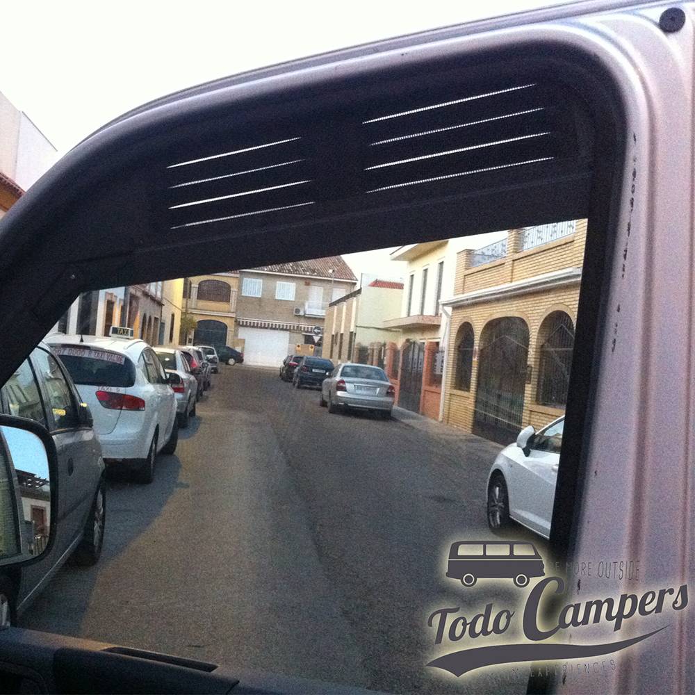 Interior da grelha de alumínio preto do Air Vent Volkswagen T5, T6 e T6.1