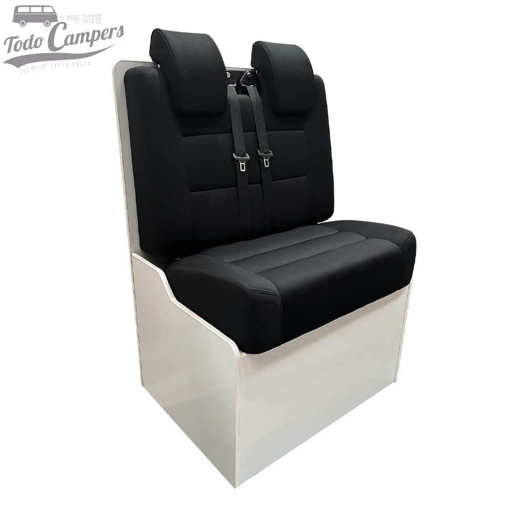 Asiento Komfort Premium negro para estructura CTA con Isofix