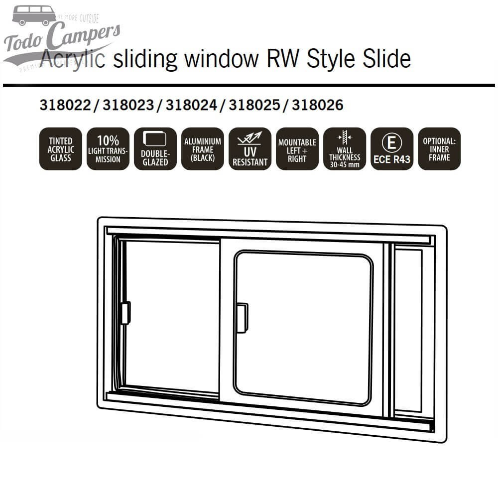 características de la ventana RW Style de Carbest