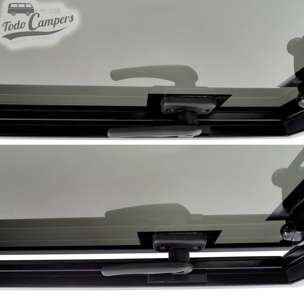 posição de ventilação da janela de projetar de T5