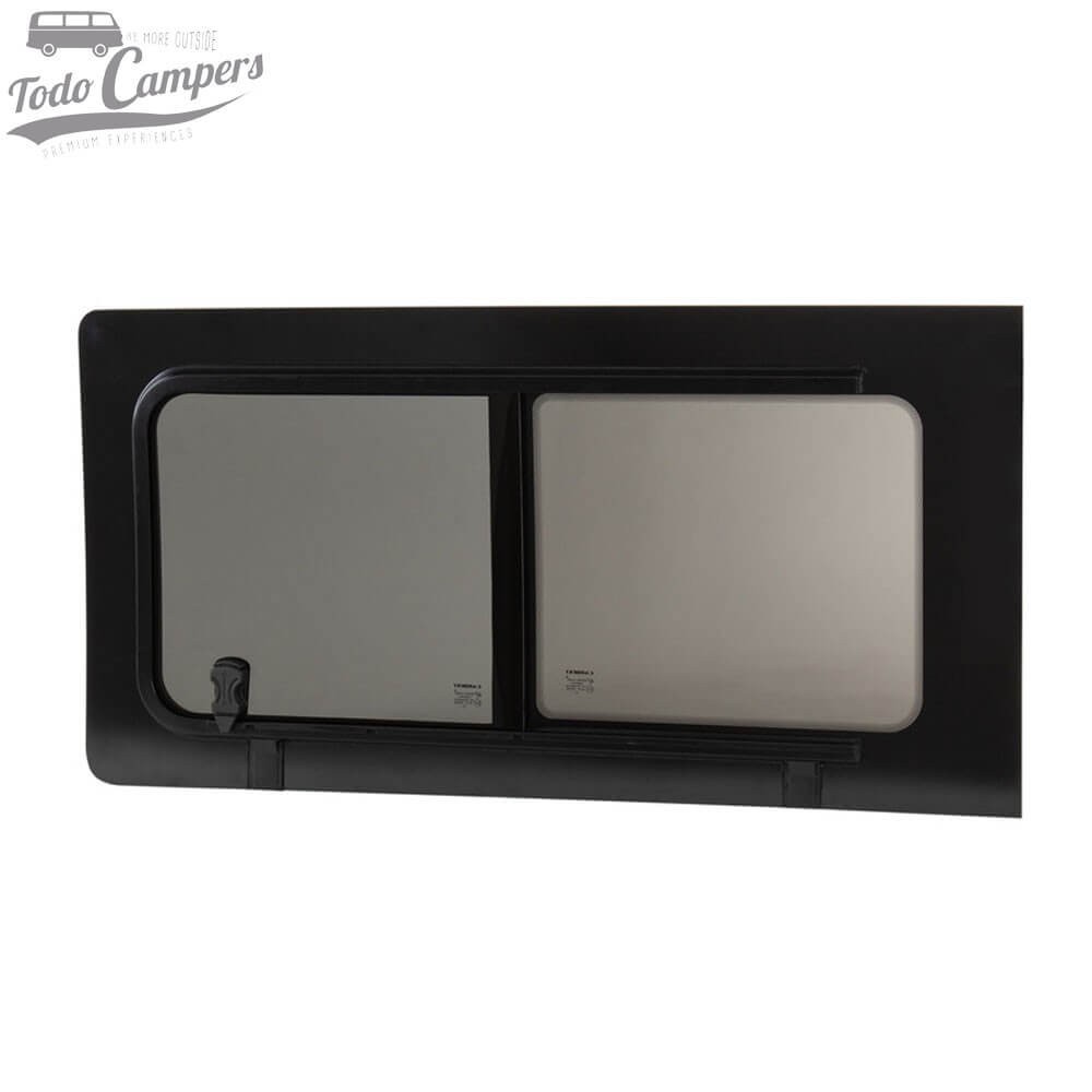 Vista interior de la ventana corredera para Volkswagen T5, T6 y T6.1