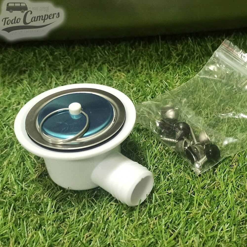 válvula com sifão e ferragens do lava-loiças 70144