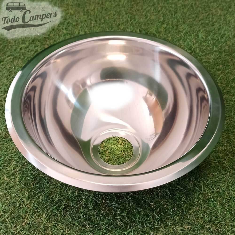 Fregadero redondo semi-esfera Carbest - 29 x 12cm