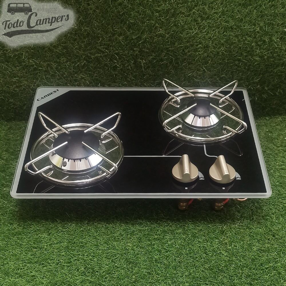 fogão a gás encastrável de 2 bicos 70558