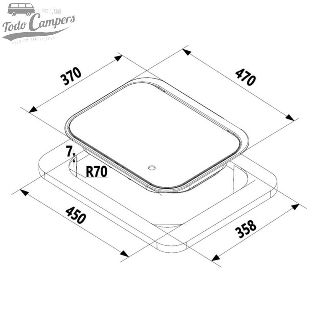 medidas de la cocina a gas 70142