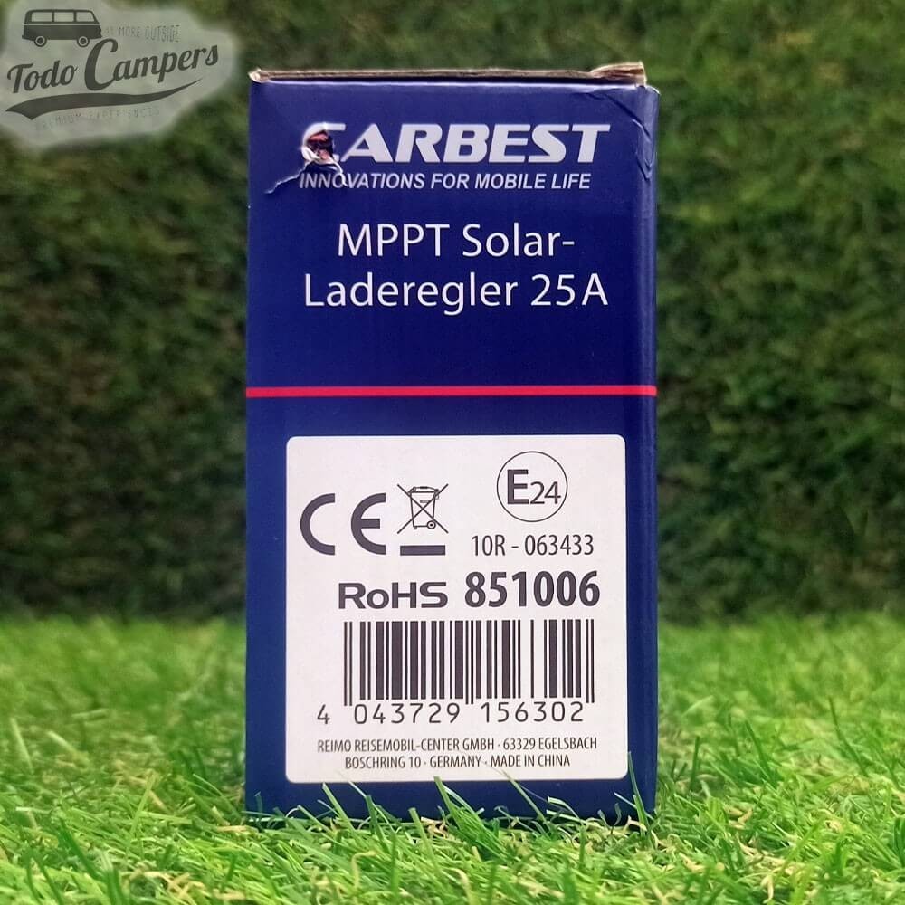 caixa do Regulador solar Carbest de 25 A MPPT